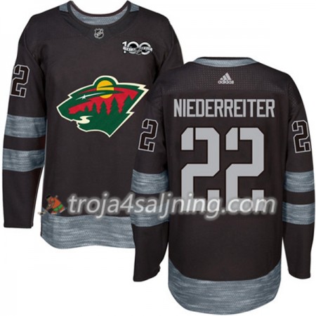 Minnesota Wild tröja Nino Niederreiter 22 1917-2017 100th Anniversary Adidas Svart Authentic - NHL Tröjor Herr Minnesota Wild tröja Nino Niederreiter 22 1917-2017 100th Anniversary Adidas Svart Authentic - NHL Tröjor Herr